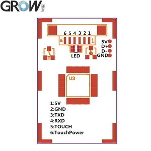GROW R301T USB <strong>UART</strong> Fingerprint Sensor High Quality Biometric Capacitive Fingerprint Module for <strong>Arduino</strong>