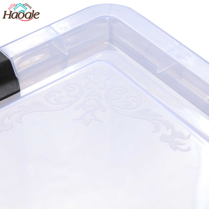 Factory <strong>Direct</strong> Supply 45L Clear Heavy Duty Clear Plastic <strong>Bin</strong> With Lid Transparent Plastic Storage Box - Product Image 3