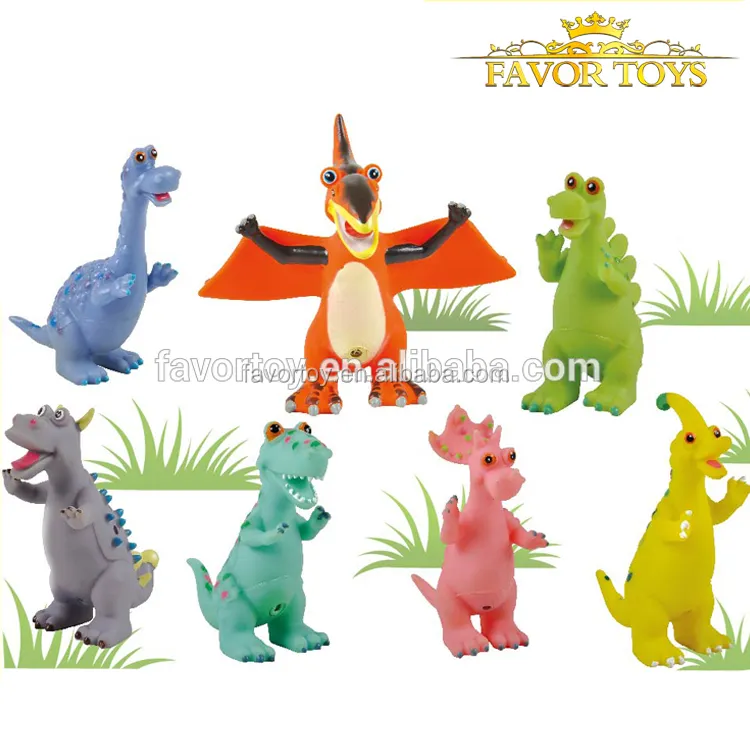 Commercio all'ingrosso eco friendly dinosauro 5 pollici morbido per bambini piccolo animale di gomma giocattoli