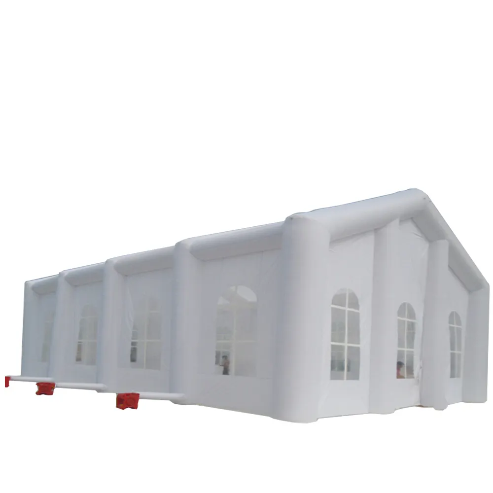 Outdoor Advertising White Large Inflatable Wedding Party Tent Inflatable Marquee Inflatable Cabin Tent For Rental