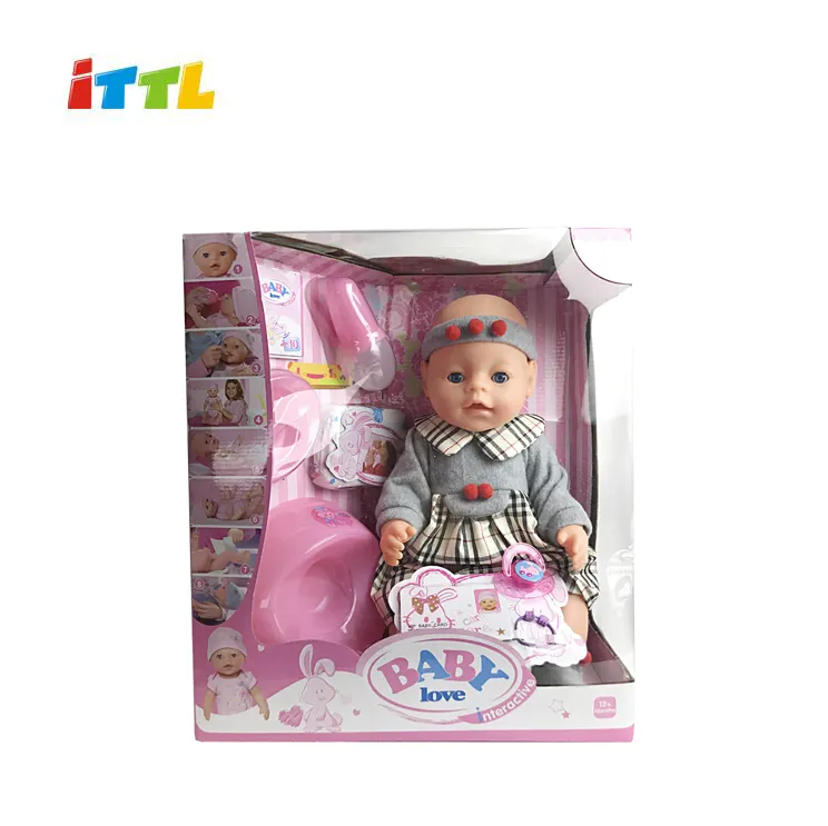 Muñecas de bebé reborn de silicona para niños, ropa de cambio funcional de 16 pulgadas, regalo