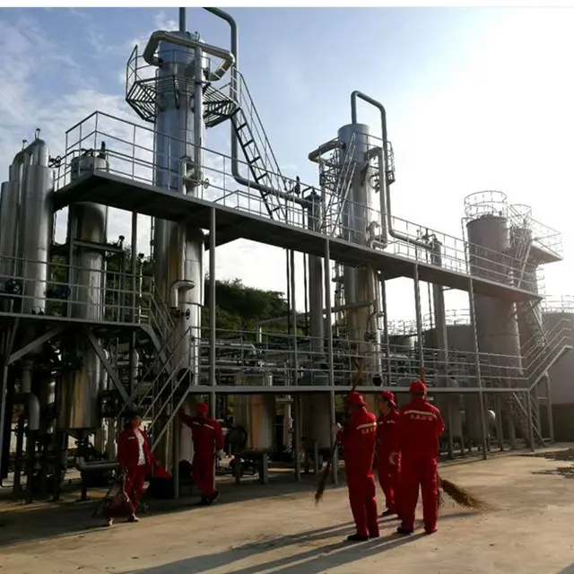 waste oil /used engine oil/black oil recycling machine oil with Distillation tower system