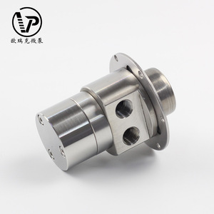 Static Sealing Material <strong>Ptfe</strong> Magnetic Drive Gear Pump Head Stainless Steel Gear Pump Food Grade