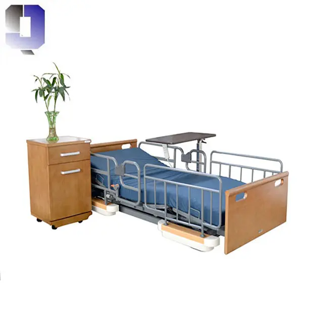 JQ-cama médica Manual para ancianos, muebles de enfermería para pacientes en el hogar, marco de acero de baja altura, FHK-1