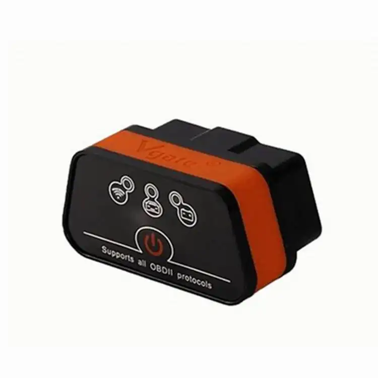 Las ventas de bajo costo Vgate iCar 2 WIFI OBD ELM327 lector de código de iCar2 para IOS Android iPhone iPad PC 8 colores