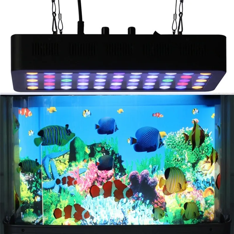 Adjustable 55pcs 3w Full Spectrum led coral reef aquarium light