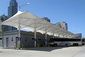 PVDF Tensile Membrane <strong>Structure</strong> <strong>Shades</strong> for Bus Station and Car Parking - Product Image 6