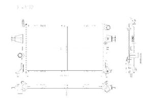 Auto Radiator <strong>Pa66</strong>-<strong>gf30</strong> <strong>for</strong> OPEL ASTRA G with OE 9202504/1300196 (DL-B122)