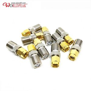 High Quality Rf Coaxial Cable Connector <strong>Rp</strong> <strong>Sma</strong> Type Male <strong>Plug</strong> to F Female Jack Adapter - Product Image 2