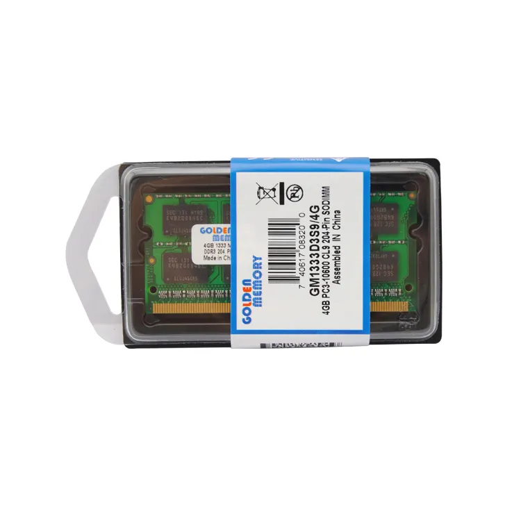 Namy 4gb ddr3 memória SO-DIMM 204pin PC3-10600S 1333mhz