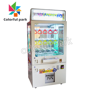 カラフルなパークカルーセルゲームマシンクレイジーおもちゃ爪クレーンゲーム機ゲーム自動販売機