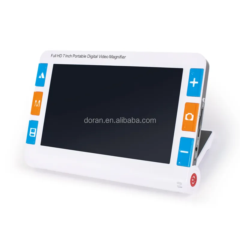7 Inch Touch Screen 2X-32X Portable Digital Video Handwriting Magnifier mit Dual Lens