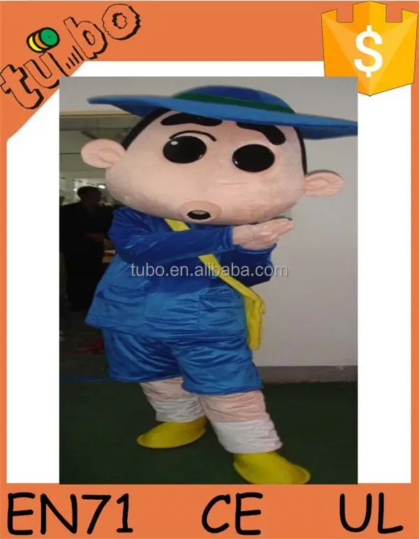 Vendita Calda su ordinazione della peluche personaggio dei cartoni animati professionale della mascotte Crayon Shin-chan costumi per la promozione