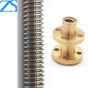 梯形公制Acme螺纹Tr14丝杠3毫米螺距 - Product Image 5