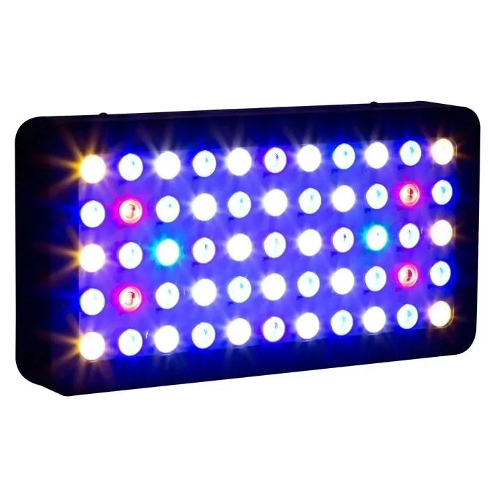 La mejor luz LED para acuario, 165W, lámpara de iluminación led regulable para peces Arrecife de coral