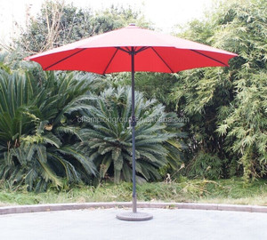 促销 8ft 曲柄市场伞 - Product Image 4