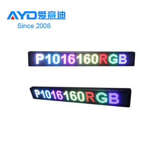 ป้ายข้อความโฆษณาสุดสร้างสรรค์ขนาด100*20ซม. ป้ายข้อความรถบัส LED แบบเปิดหน้าจอแสดงผล LED ผลิตจากโรงงาน - Product Image 3