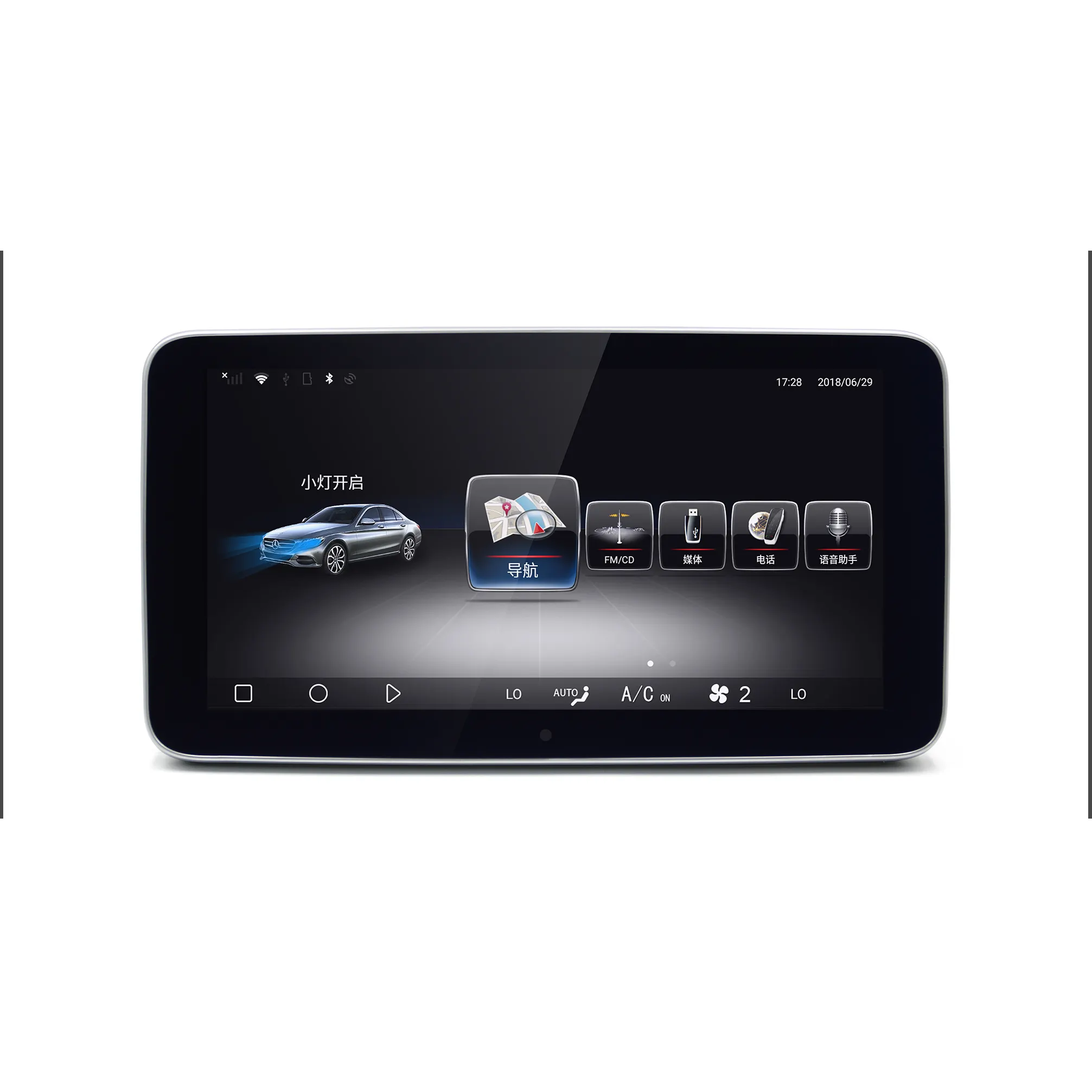 Zhingxiang-autoradio Android, Navigation GPS, lecteur multimédia, pour voiture Mercedes Benz classe A W176 (2016 — 2017), A180, A220, A250, A200