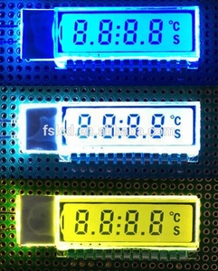 Özel Lcd Panel 7 Segment TN Lcd ekran 4 haneli Lcd ekran modülü metre için