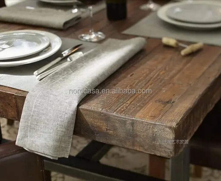 Cinese antico vintage industria mobili rustici in legno massiccio tavolo da pranzo