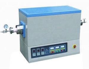 Forno de tubo giratório, forno inteligente digital de controle inclinável 1400c
