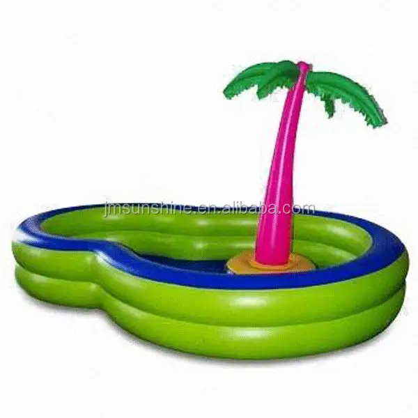 lo mas vendido High quality commercial Inflatable palm tree pool float outdoor swimming pool bathroom oyuncak beach toys