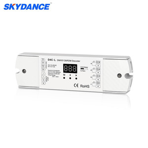 Skydance D4C-L Rgbw <strong>DMX</strong> 512 RDM <strong>Decoder</strong> 12-48VDC 4CH <strong>Constant</strong> <strong>Current</strong> 150-1200mA Selectable - Product Image 2