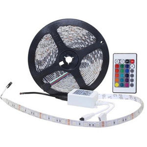12V <span class=keywords><strong>LED</strong></span> רצועת אורות Waterproof SMD5050 אור רצועת 16.4 רגל עם 24key Ir בקר