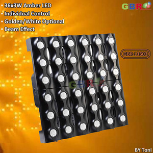 GBR-L3603 36x3วัตต์ทองนำคานเมทริกซ์แผงเวทีแสง - Product Image 2