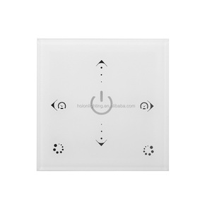 Atenuador de panel de pared LED RGB PWM tipo 86 certificado CE europeo con control remoto RF - Product Image 3