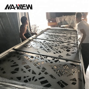 Modern tasarım lazer kesim ekran açık alüminyum duvar cephe şık itiraz için popüler - Product Image 3
