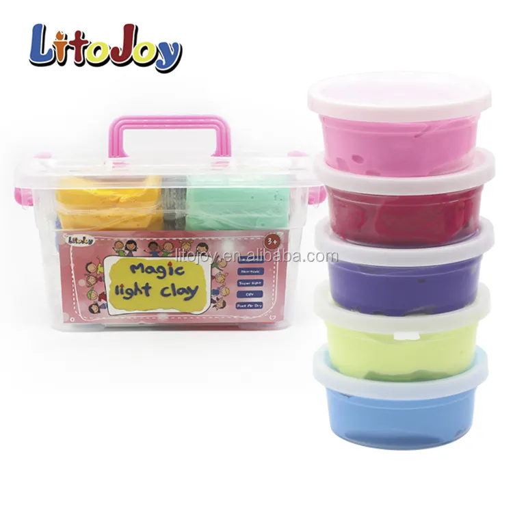 LitoJoy 24 colors candy pack reusable plasticine modeling clay