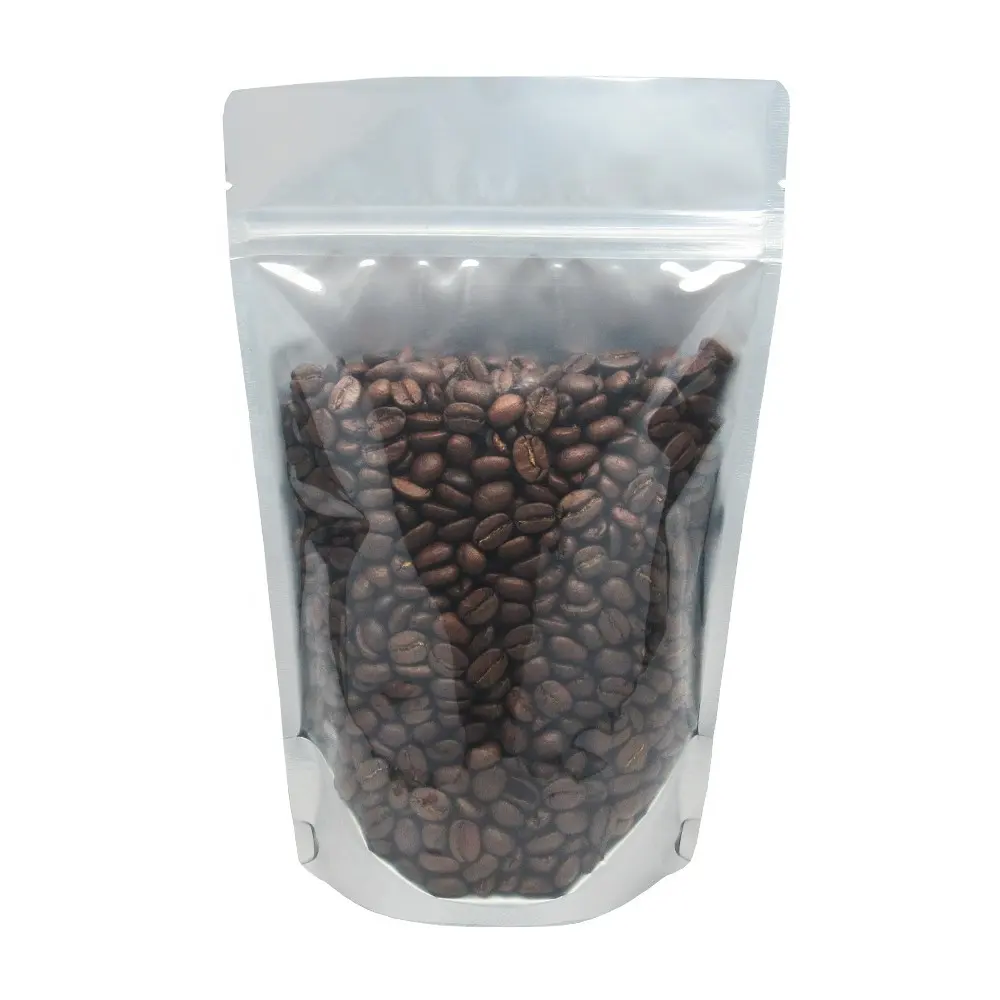 150g Matcha/Cacao/Moringa Poeder Aluminiumfolie Verpakking Zakken Stand Up Verpakking Zak Met Ziplock