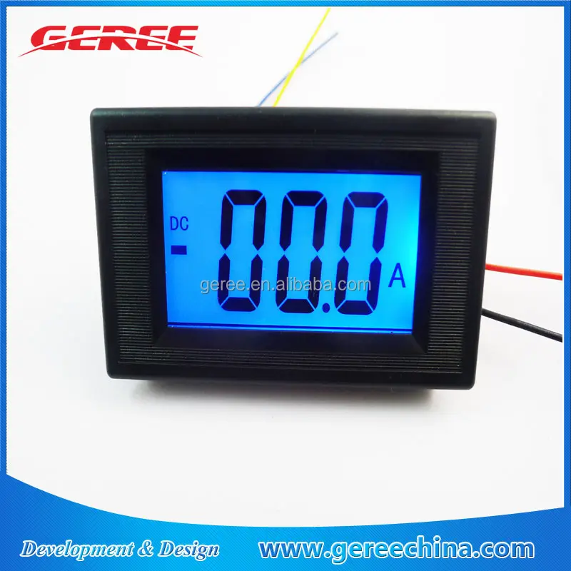 YB5135D LCD Digital DC AC 3 phase Amperemeter ampere Meter 0-1A 5A 10A 50A 100A 200A mit shunt