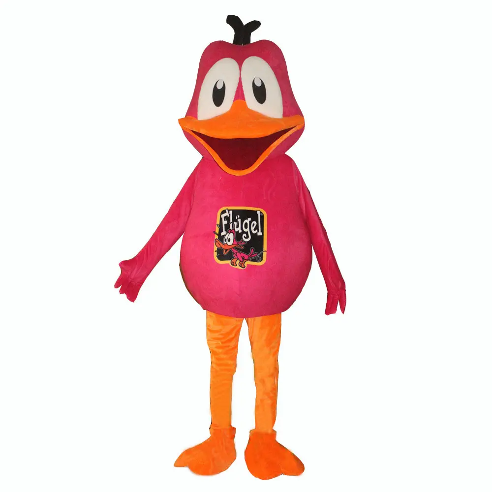 Tee di colore variabile furry gigante Daffy Duck costumi della mascotte per adulti