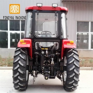 新型技术车轮型75马力畅销功能农用拖拉机，带免费零件工厂销售 - Product Image 1