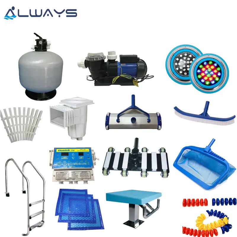 China factory supply full set swimming pool equipment and accessories