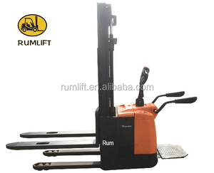 Empilhador elétrico de paletes com bateria de lítio, equipamento de manuseio de materiais de 1000 kg, 1500 kg e 2000 kg