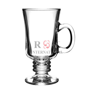 Libbey İrlandalı kahve dondurma cam kulplu fincan restoran bira içecekler şeffaf cam kupa kahve kupa - Product Image 1