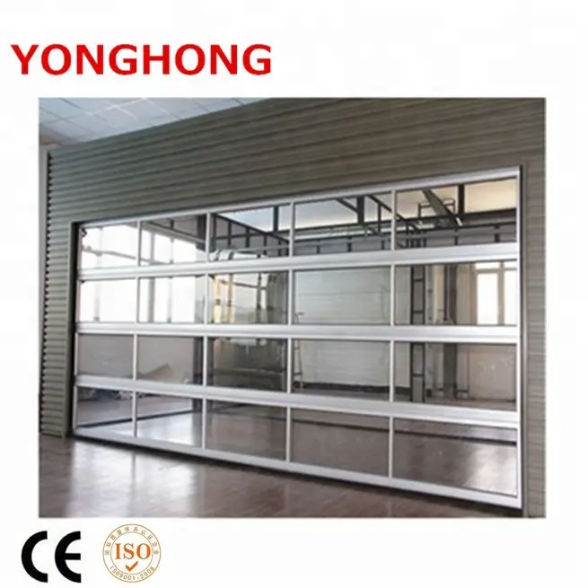 Yonghong Glas Gemakkelijk Open Garagedeur