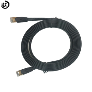 Fast Speed SFTP CAT7 Patch Cord 1m Pure <strong>Ethernet</strong> LAN Cable with Bare Copper <strong>Flat</strong> Wire Network Cable - Product Image 2