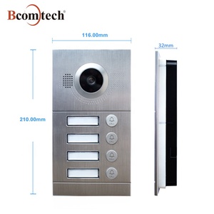 2 Wire Video Door Phone <strong>Intercom</strong> <strong>System</strong> Easy <strong>Install</strong> Villa Multi Family Memory Card Built- in 86 Pictures, Max. 32GB SD Card - Product Image 1