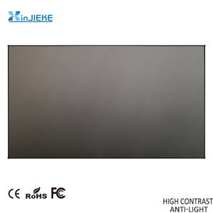 ALR Projetor Tela 120 "16:9 Short-foco de Luz Ambiente Rejeitar Tela Preta Tela de Projeção Quadro Fixo