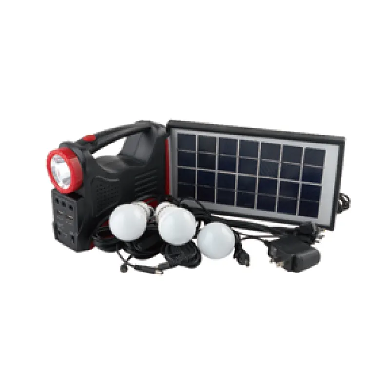 OEM-Fabrik Multifunktions-tragbares Zuhause Mini-LED-Solar beleuchtungs system für Camping