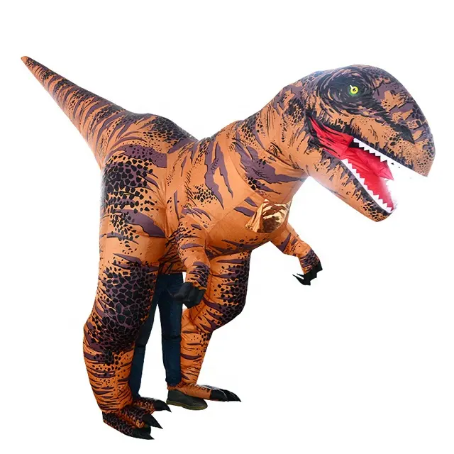 2019 tiranosaurio gigante rex en Parque Jurásico/ágil Tiranosaurio rex inflable dinosaurio de Halloween Disfraces para fiesta