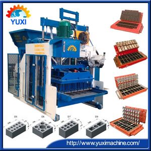 Máquina móvil de bloques de hormigón para la venta, máquina de entrelazado de capa de huevo, sólido - Product Image 5