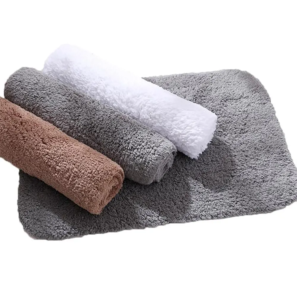 60x90cm Luxury Hotel Bathroom Rug Anti Non Slip Shower Foot Bath Mat