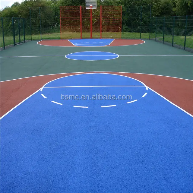 Suelo deportes/Tribunal de baloncesto/directo piso PU pintar al aire libre