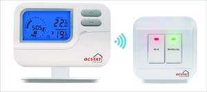 ボイラー用ラジオ周波数ウィークリープログラミング暖房室サーモスタット - Product Image 3