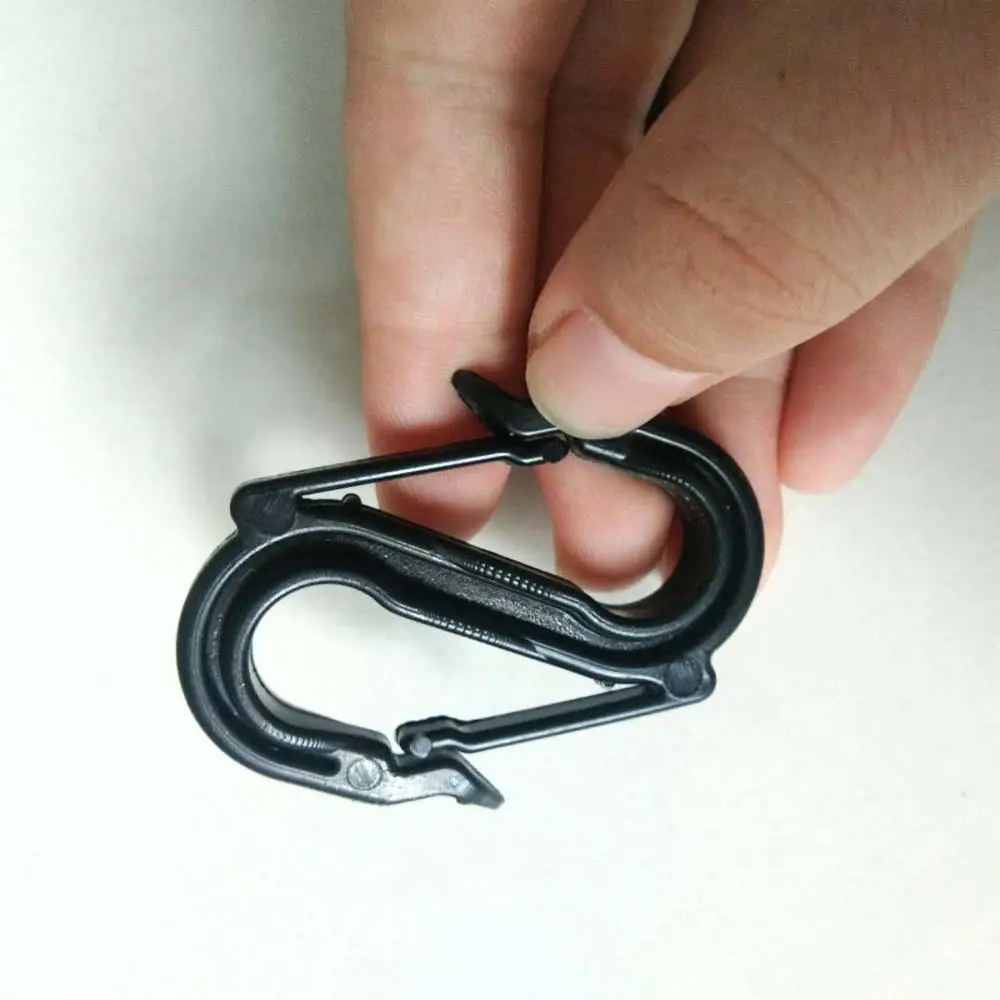 Karabiner haken clip aus Kunststoff für Camping zelte im Freien, UV-beständige S-Haken aus Kunststoff, Befestigen Sie die Netz klammern